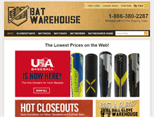 Tablet Screenshot of batwarehouse.com